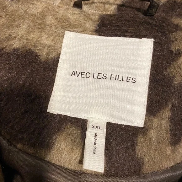 Avec Les Filles Animal Print Coat - Picture 2 of 3